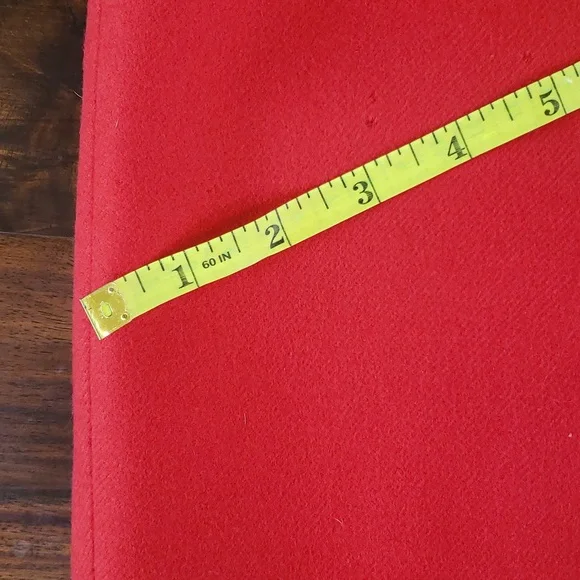 Vintage J.CREW Wool No. 2 Pencil Skirt Red - Picture 13 of 14